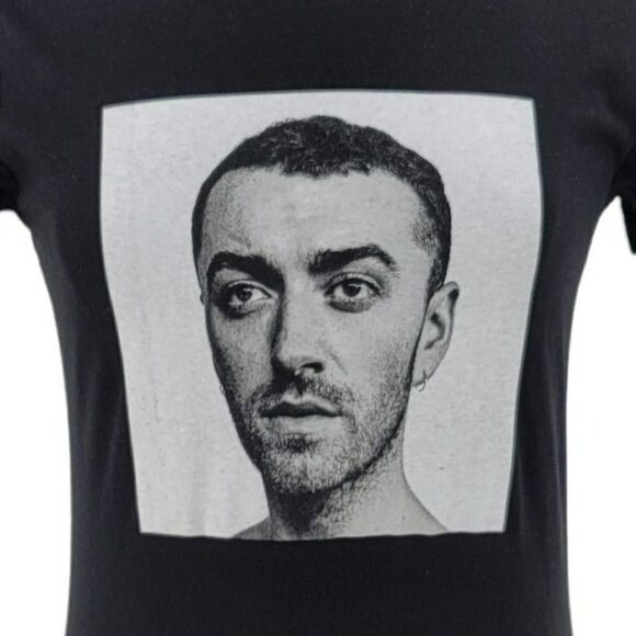 Sam Smith Blanks Factory 2018 Black Tour Fitted T-Shirt Womens Large - Picture 5 of 8